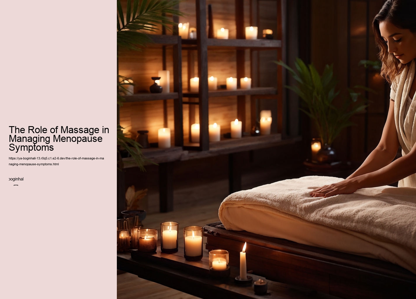 The Role of Massage in Managing Menopause Symptoms